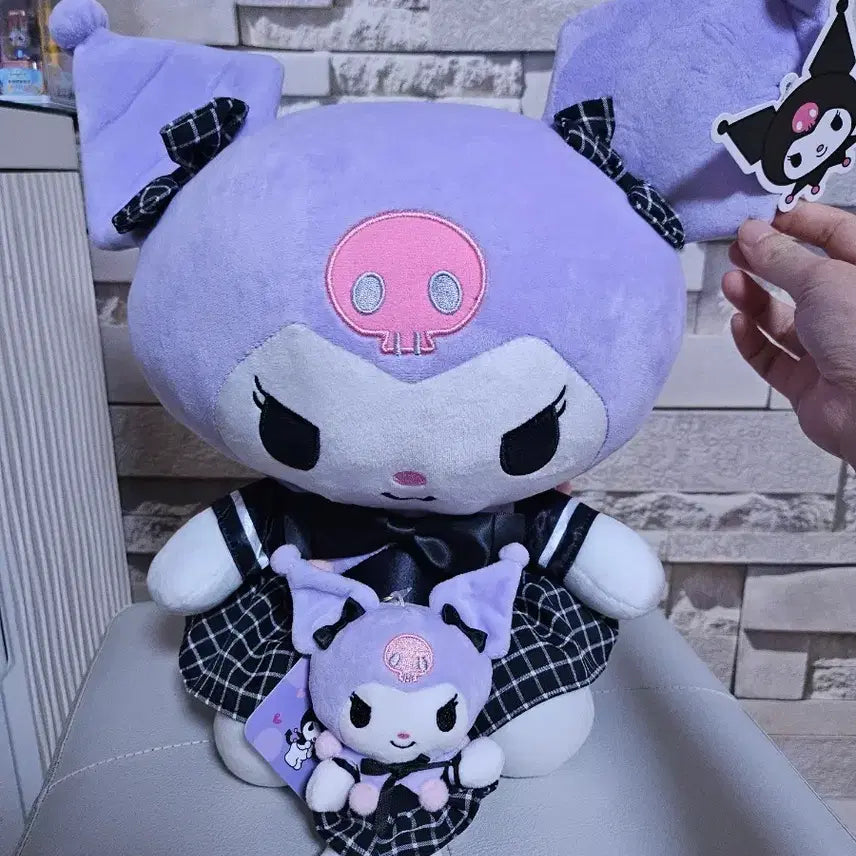 [BUNJANG] Sanrio Kuromi Devil Dress Keyring Set / 정품 산리오 쿠로미 블랙드레스 키링 세트 최저가 반값이하