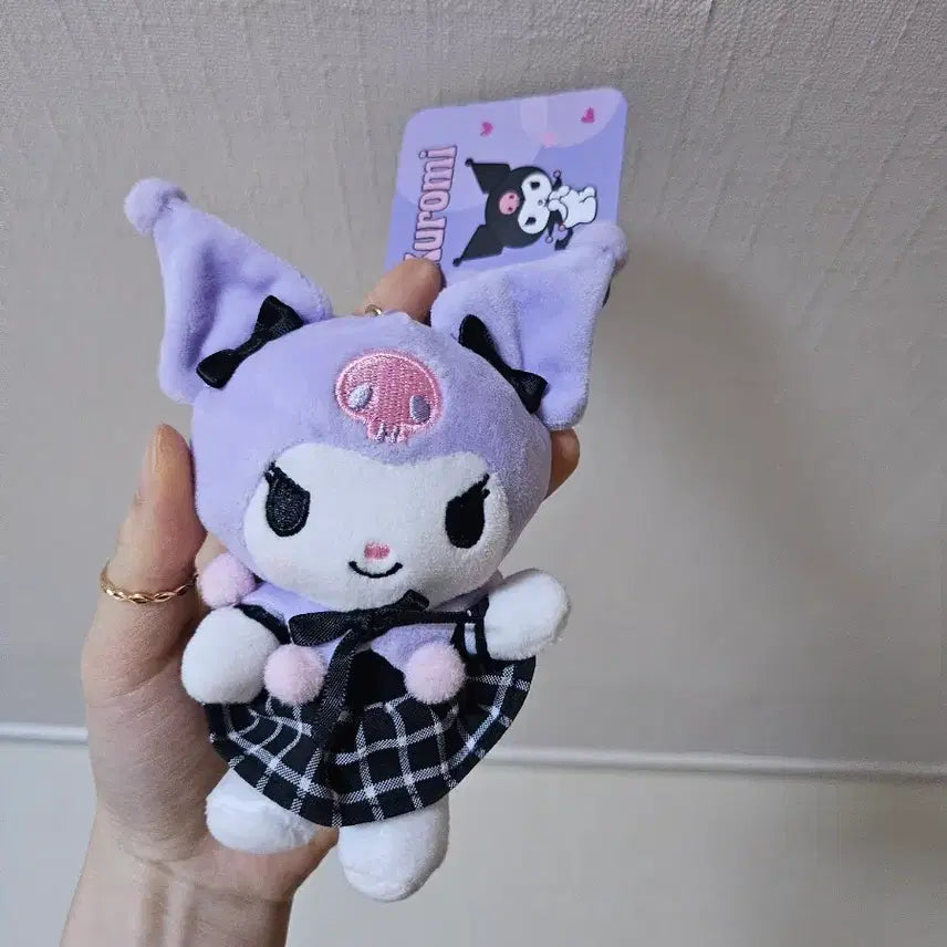 [BUNJANG] Sanrio Kuromi Devil Dress Keyring Set / 정품 산리오 쿠로미 블랙드레스 키링 세트 최저가 반값이하