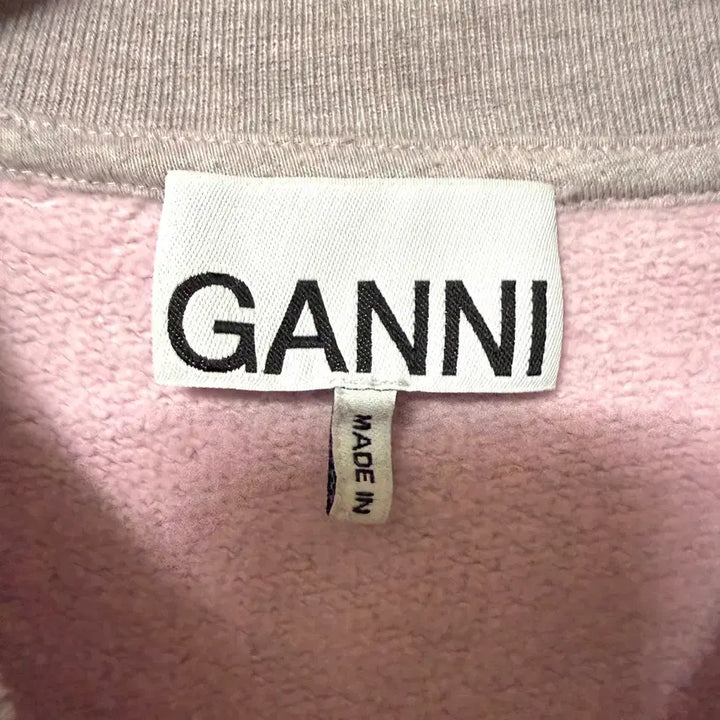 [SOLD OUT] [M,95]가니 여성 스마일 맨투맨 오버핏 ganni
