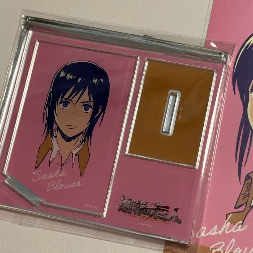 [BUNJANG] Attack on Titan Sasha Acrylic POB Bundle Set / 진격의거인 팝업 아크릴 특전 샤샤(일괄