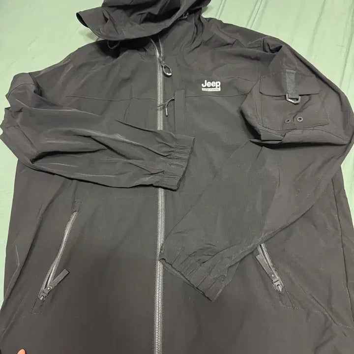 [SOLD OUT] Jeep 검정색 바람막이 자켓 xL