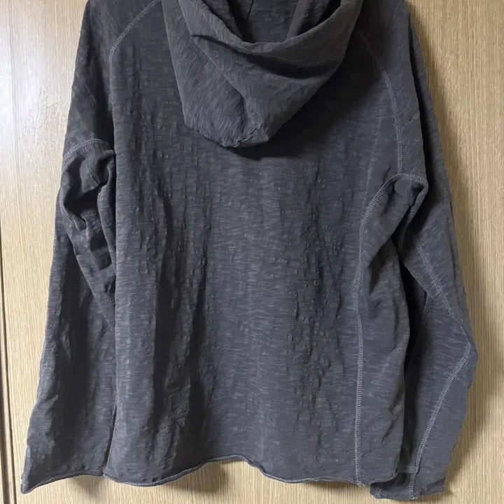 [SOLD OUT] 4)폴리테루 휴먼인덱스 휴먼 슬럽후디 차콜