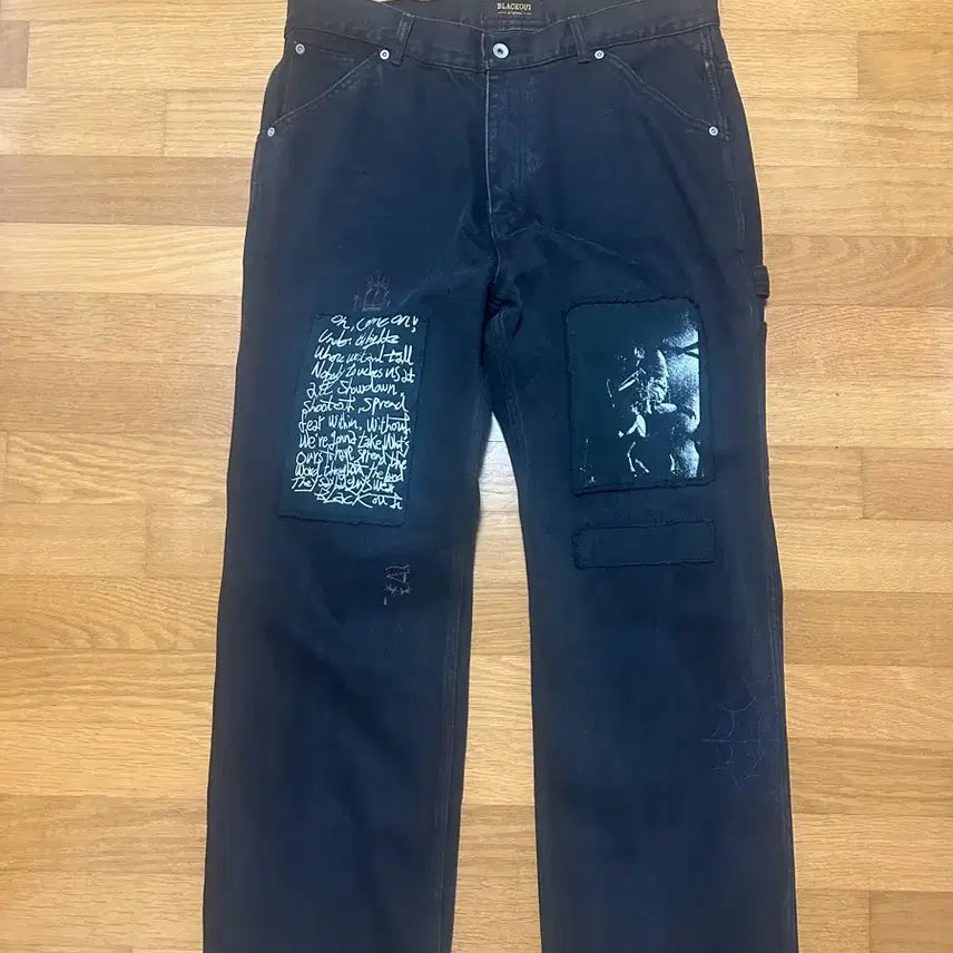 [SOLD OUT] [XL] 블랙아웃 워크팬츠