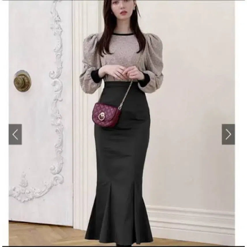 [SOLD OUT] grl 머메이드 스커트