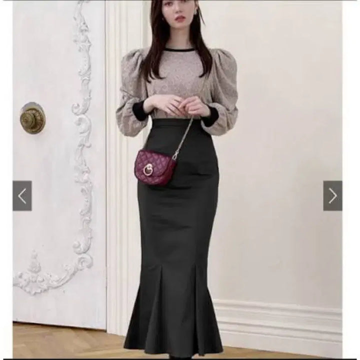 [SOLD OUT] grl 머메이드 스커트