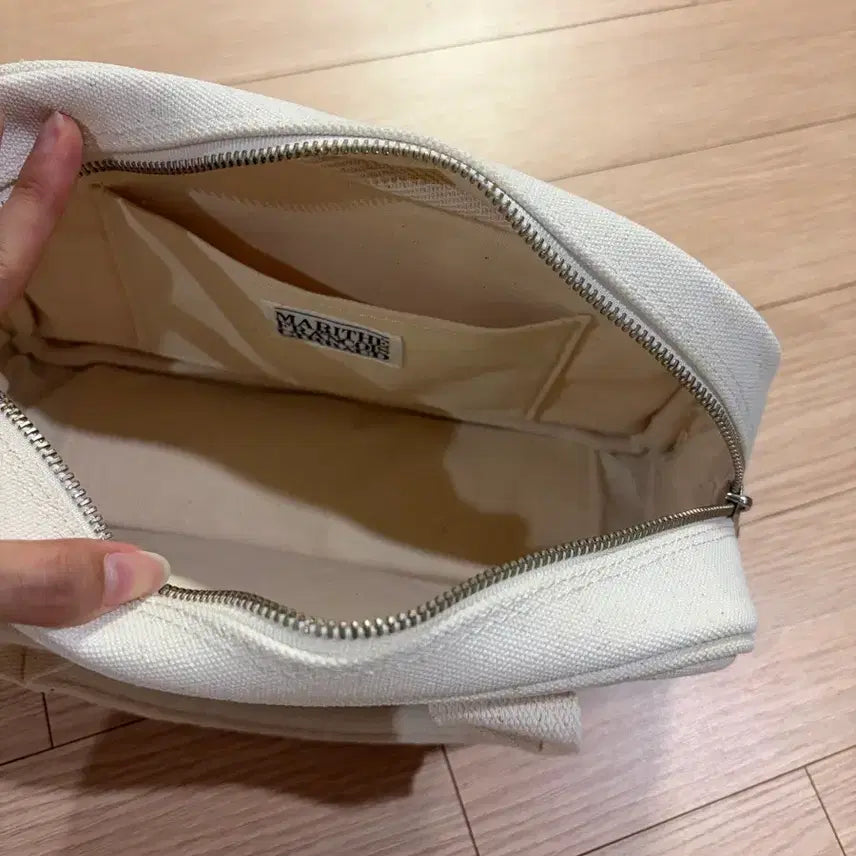 [BUNJANG] 마리떼 프랑소와 저버 피크닉 미니 토트백 오트밀 새제품 / 마리떼 프랑소와 저버 피크닉 미니 토트백 오트밀 새제품