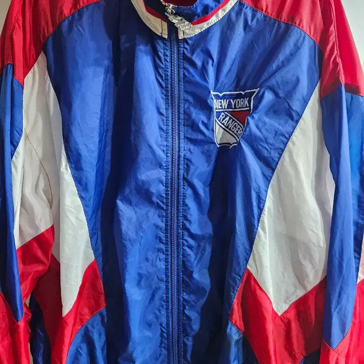 [BUNJANG] Starter New York Rangers Windbreaker Jacket / 스타터 nfl 뉴욕 레인저스 바람막이 자켓