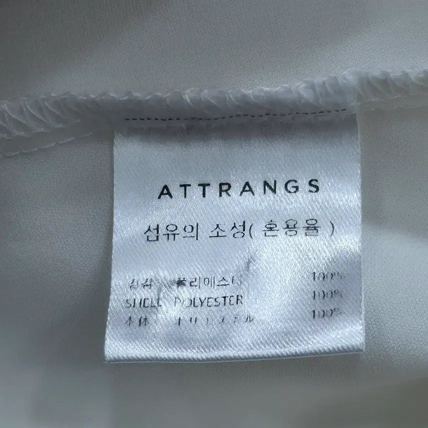 [BUNJANG] ATTRANGS V-Neck Chiffon Blouse / 아뜨랑스  브이넥 쉬폰 블라우스 ATTRANGS