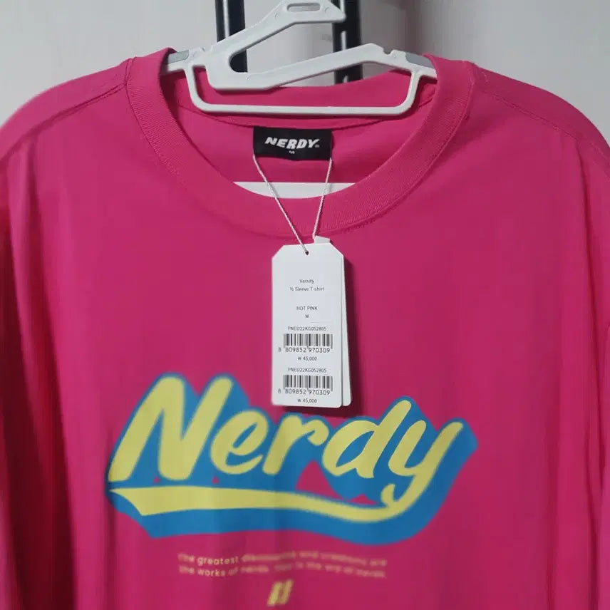[BUNJANG] Nerdy Pink T-shirt / 새옷 Nerdy 반팔 L 100 정가 45,000원