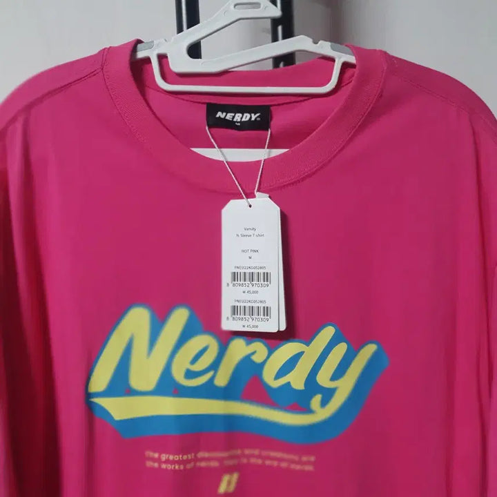 [BUNJANG] Nerdy Pink T-shirt / 새옷 Nerdy 반팔 L 100 정가 45,000원
