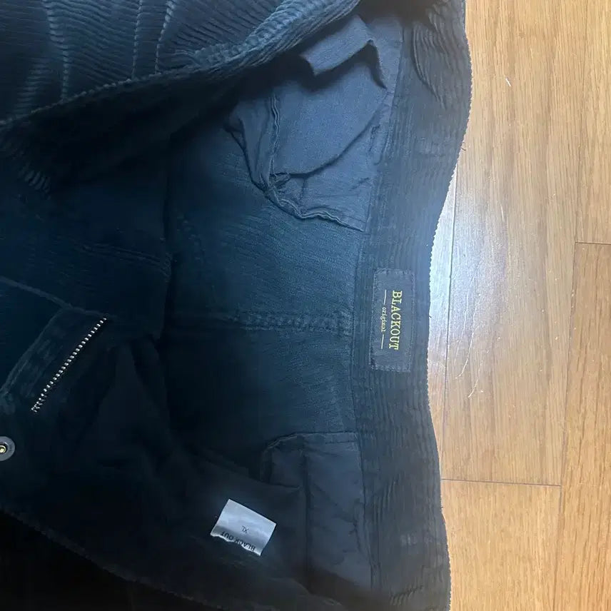 [SOLD OUT] [XL] 블랙아웃 코듀로이 카고 팬츠 블랙