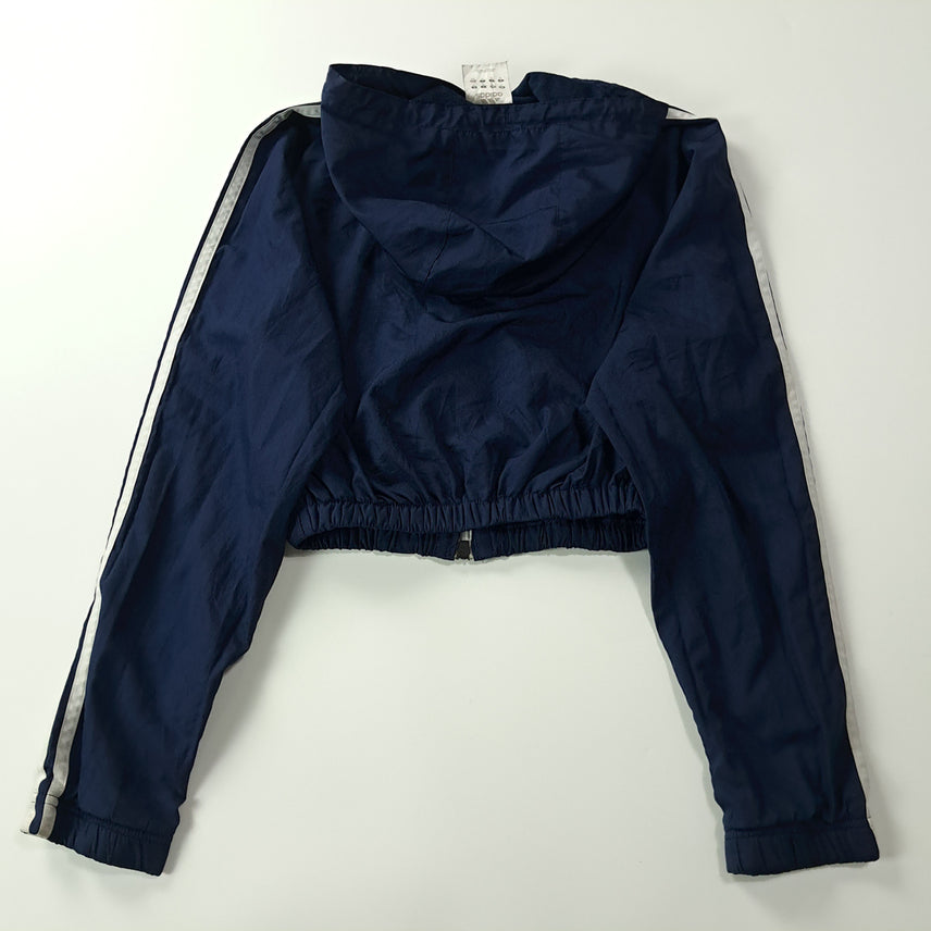 [BUNJANG] Adidas 00s Dark Navy Crop Zip-up Jacket / CK351 FREE 아디다스 00s 다크네이비 후디 크롭 집업 자켓