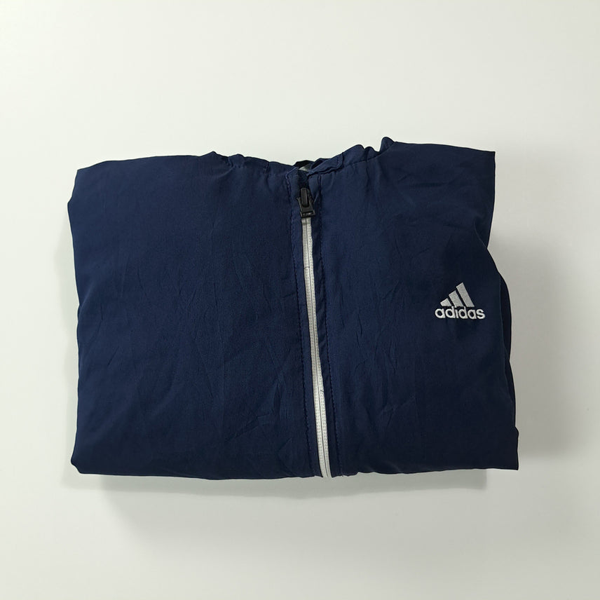 [BUNJANG] Adidas 00s Dark Navy Crop Zip-up Jacket / CK351 FREE 아디다스 00s 다크네이비 후디 크롭 집업 자켓