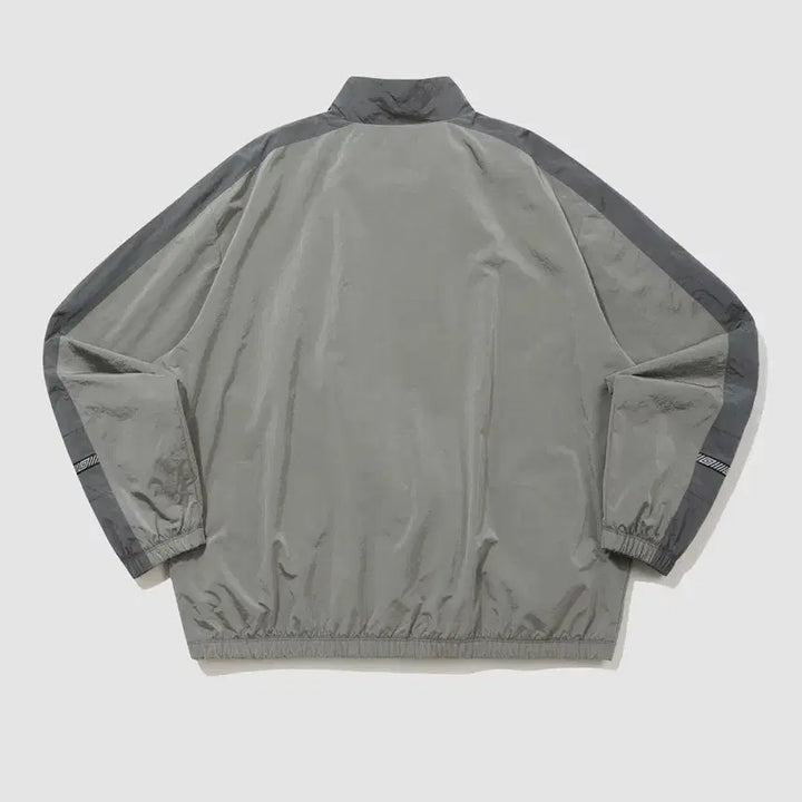 [BUNJANG] HBL 노팅엄 스탠넥 웜업 바람막이 자켓 / GREY KHAKI / HBL 노팅엄 스탠넥 웜업 바람막이 자켓 / GREY KHAKI