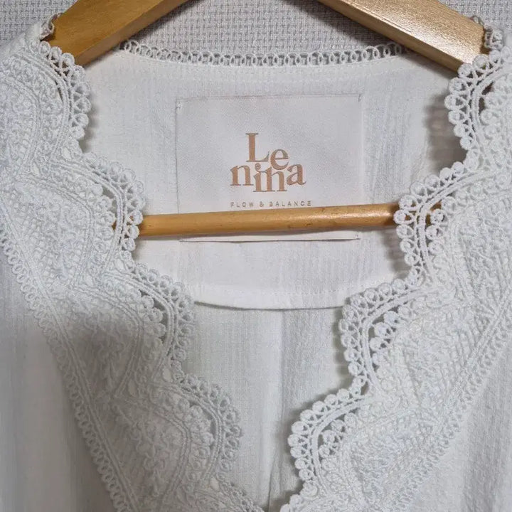 [BUNJANG] Renee Lee White Cotton Lace Dress M New / 르니나 화이트 코튼 레이스 원피스 M 새상품
