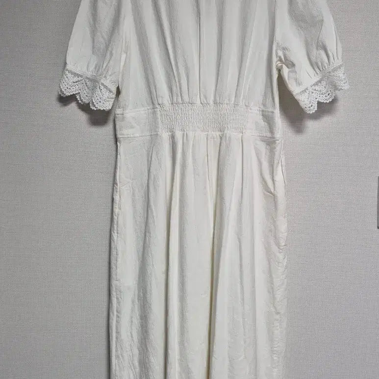 [BUNJANG] Renee Lee White Cotton Lace Dress M New / 르니나 화이트 코튼 레이스 원피스 M 새상품