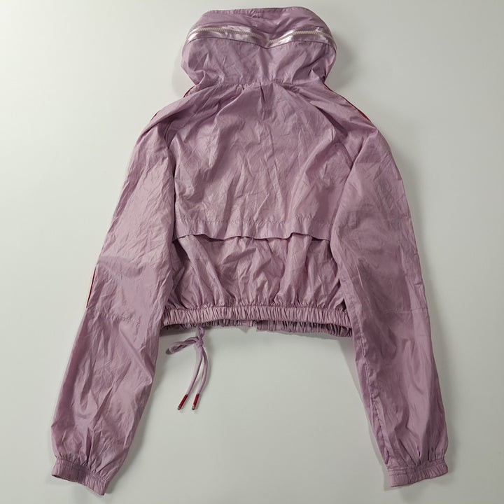 [BUNJANG] Adidas Y2K Lavender Purple Crop Windbreaker Jacket / CK352 FREE 아디다스 00s 라벤더퍼플 후디 크롭 바람막이 자켓