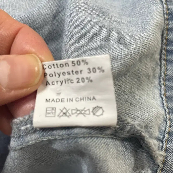 [BUNJANG] N6220 Ribbon Denim Jacket / 초특가)N6220 리본 청 자켓.데님.퍼프.세미크롭