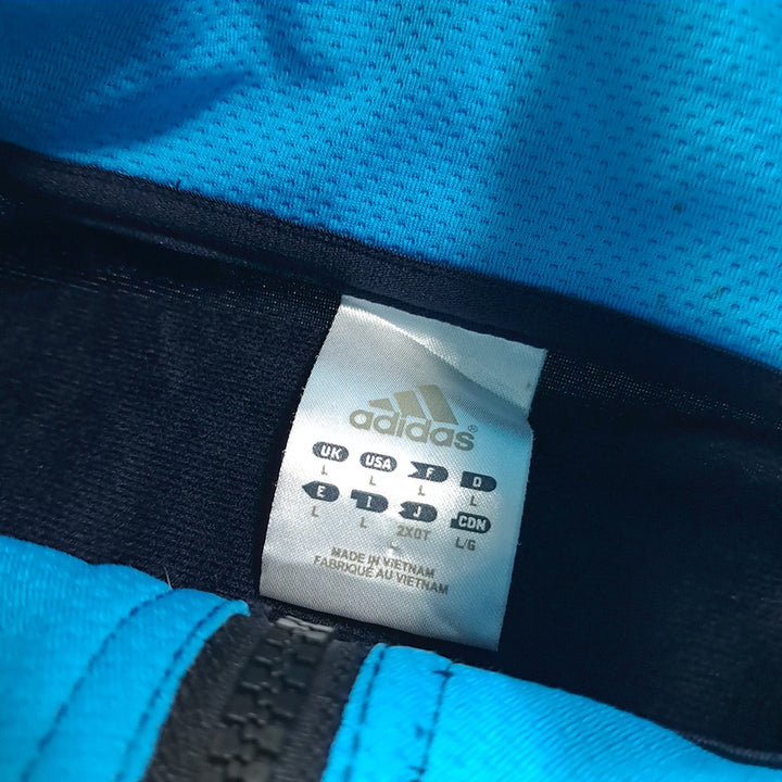 [BUNJANG] Adidas 00s Dark Navy Blue Crop Zip-up Jacket / CK353 FREE 아디다스 00s 다크네이비 블루 크롭 집업 자켓