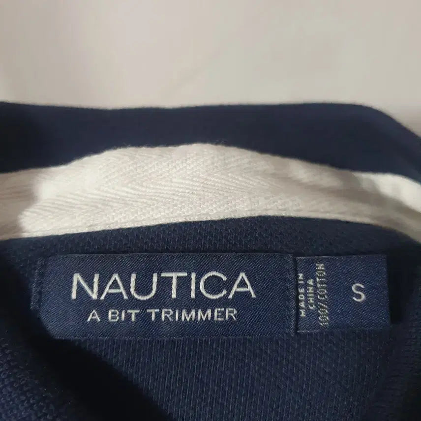 [BUNJANG] Nautica Navy Polo Shirt / 노티카 네이비 카라반팔티 M 95