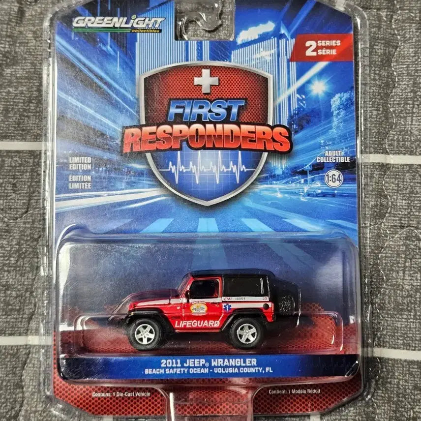 [BUNJANG] Greenlight Jeep Wrangler 2011 Diecast Car / 1:64 1/64 그린라이트 지프 랭글러 2011 다이캐스트