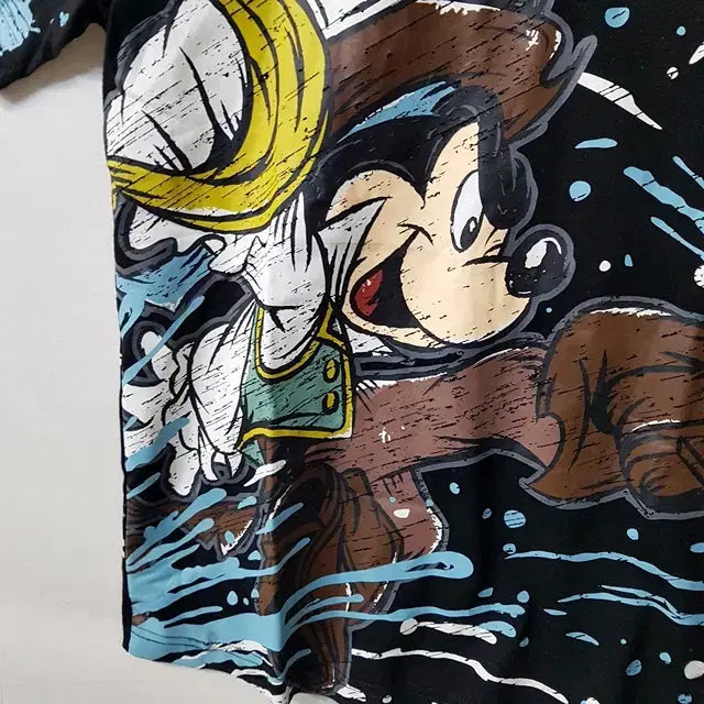 [BUNJANG] Tokyo Disneyland Character T-shirt / 도쿄 디즈니랜드 캐릭터 티셔츠 블랙