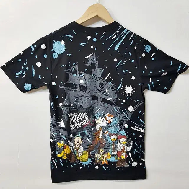 [BUNJANG] Tokyo Disneyland Character T-shirt / 도쿄 디즈니랜드 캐릭터 티셔츠 블랙