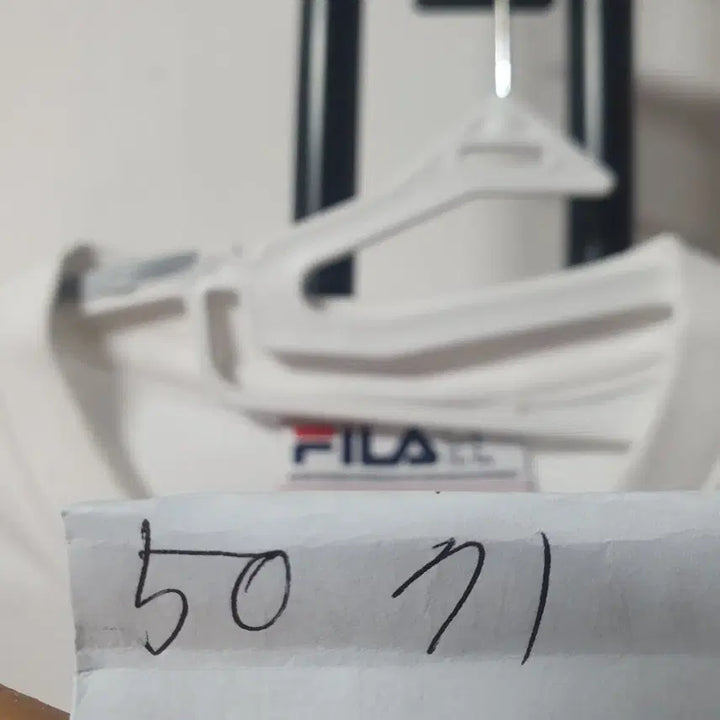 [BUNJANG] FILA Big Logo T-shirt (White, M) / FILA 휠라 남녀공용 빅로고 반팔 흰색 M 95