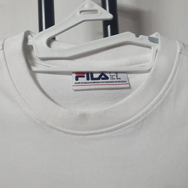 [BUNJANG] FILA Big Logo T-shirt (White, M) / FILA 휠라 남녀공용 빅로고 반팔 흰색 M 95