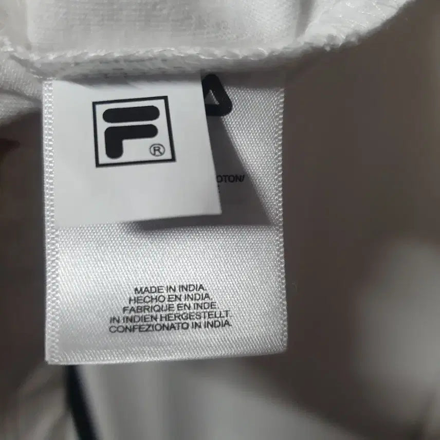 [BUNJANG] FILA Big Logo T-shirt (White, M) / FILA 휠라 남녀공용 빅로고 반팔 흰색 M 95