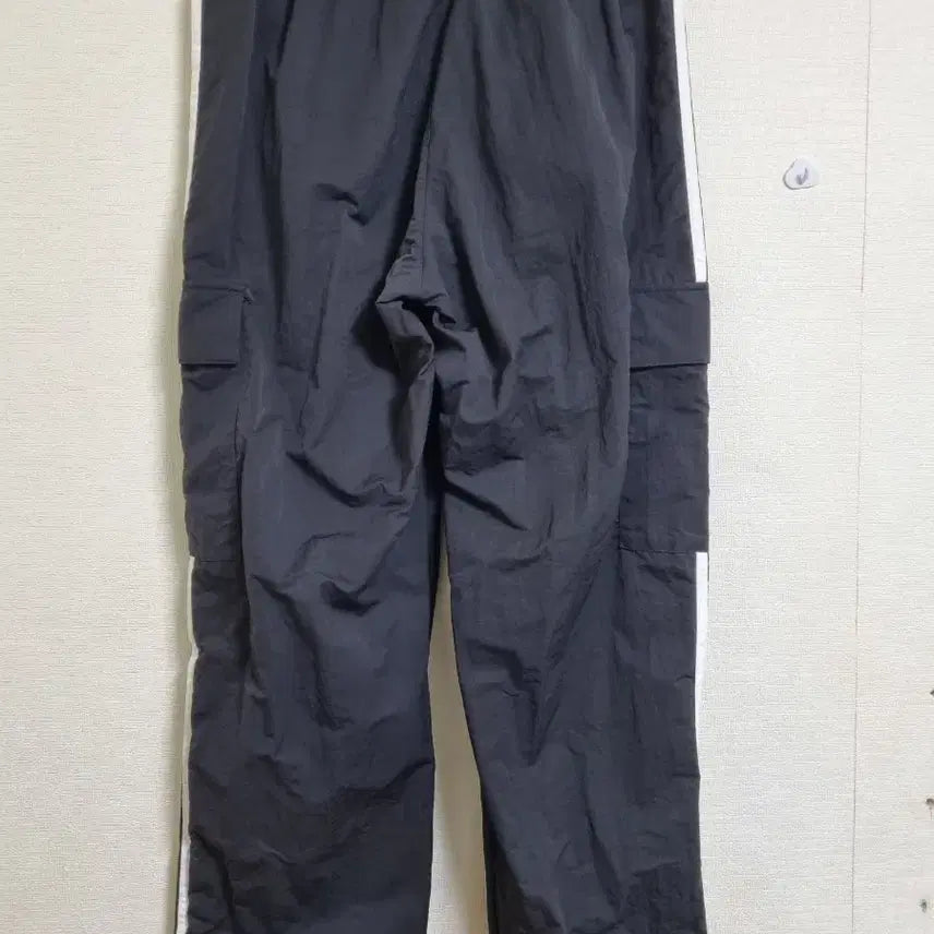 [SOLD OUT] L/100)아디다스 3S 카고 밴딩 검정색 트레이닝 바지 팬츠