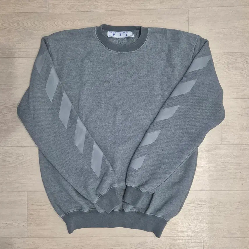 [BUNJANG] Off-White Gray Man to Man / 오프화이트 그레이맨투맨