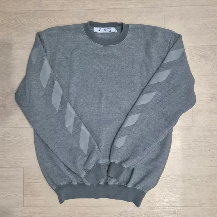 [BUNJANG] Off-White Gray Man to Man / 오프화이트 그레이맨투맨