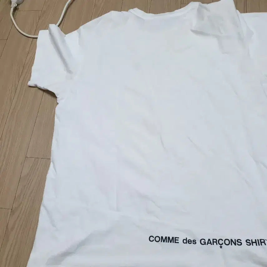 [BUNJANG] Comme des Garcons Supreme Collaboration T-shirt White / 꼼데가르송 슈프림 콜라보 티셔츠 화이트