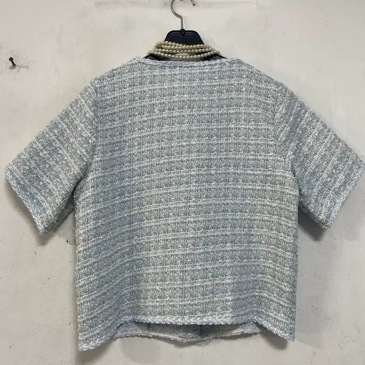 [BUNJANG] N6222 Tweed Jacket / 초특가새)N6222 노카라 트위드 자켓.세미크롭