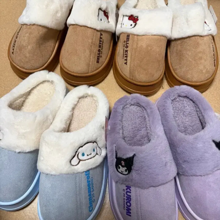 [BUNJANG] Sanrio Hello Kitty Cinnamoroll Kuromi UGG-Style Shoes / 산리오 키티 시나모롤 쿠로미 어그 신발