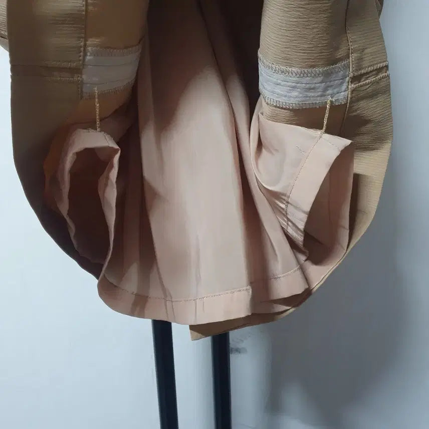 [BUNJANG] Izzatbaba Beige Summer Midi Dress (77) / 아이잗바바 여름 반팔원피스 베이지 여성 77