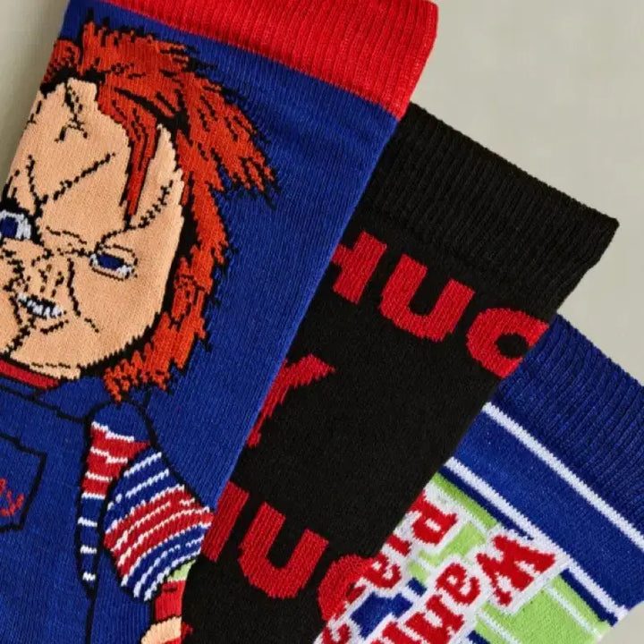 [BUNJANG] Chucky 3-Pack Socks / (새상품) 처키 양말 3p
