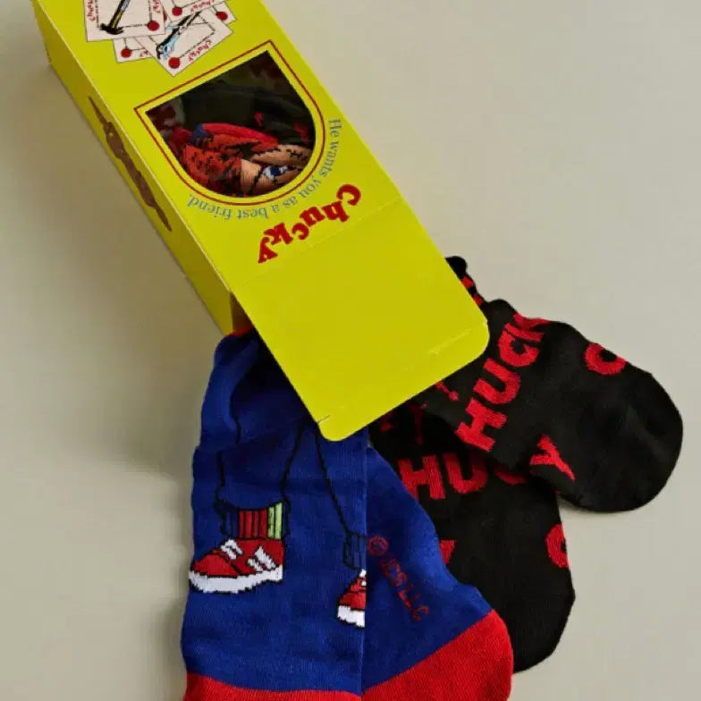 [BUNJANG] Chucky 3-Pack Socks / (새상품) 처키 양말 3p