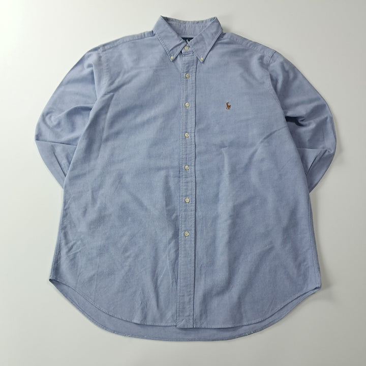 [SOLD OUT] CK357 XL 폴로 90s 홍콩판 클래식 더스티 블루 셔츠 남방