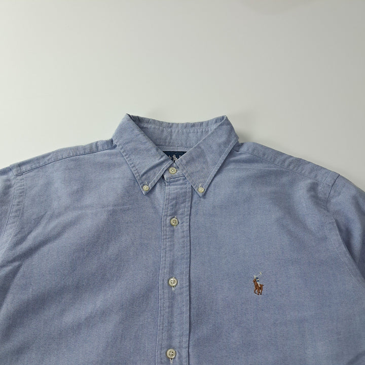 [SOLD OUT] CK357 XL 폴로 90s 홍콩판 클래식 더스티 블루 셔츠 남방