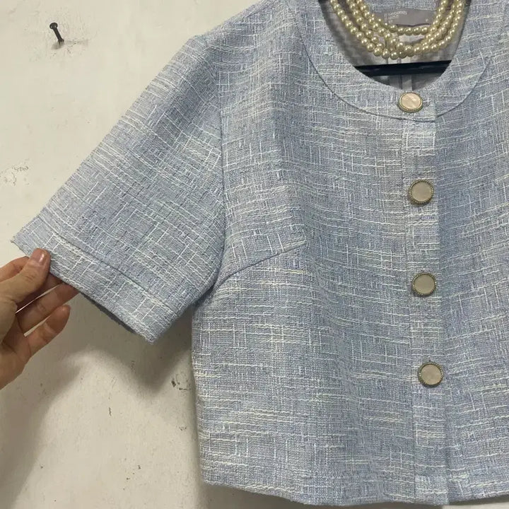 [BUNJANG] 8KE 컨즈 Tweed Crop Jacket / 초특가새)N6223 에잇케컨즈 트위드 자켓.크롭