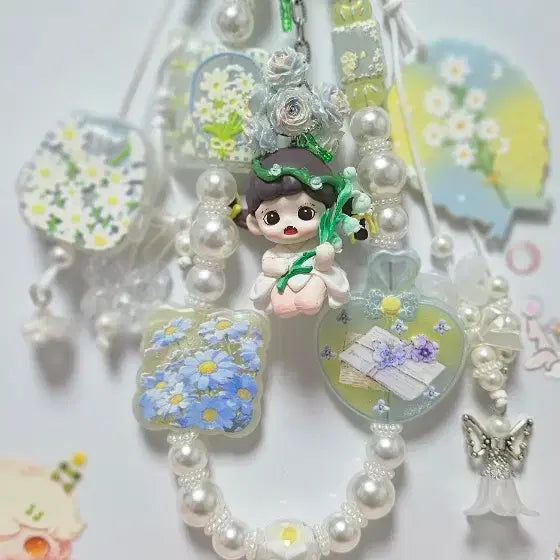 [BUNJANG] Zora Daisy Flower Keyring / 조라피규어 데이지꽃 키링 n취아리네