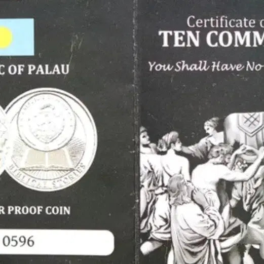 [BUNJANG] Palau Ten Commandments Silver Coin / 2011 팔라우 십계명 은화