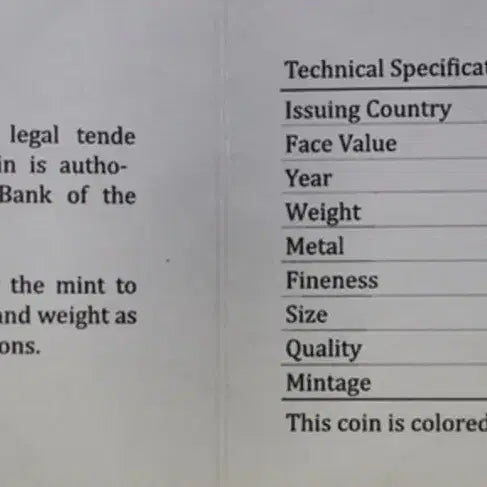 [BUNJANG] Palau Ten Commandments Silver Coin / 2011 팔라우 십계명 은화