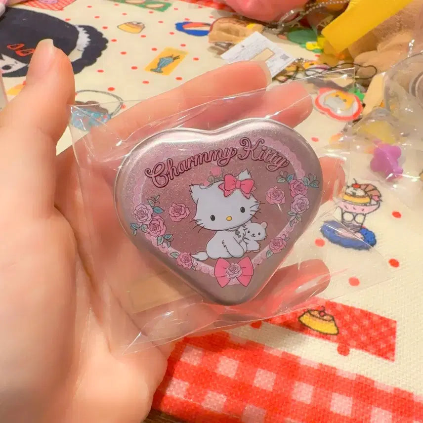 [SOLD OUT] 고전 산리오 챠미키티 하트 틴케이스