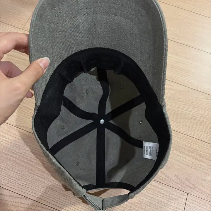 [BUNJANG] Musent Signature Ball Cap Dying Khaki / 무센트 시그니처 볼캡 다잉카키