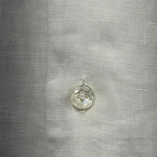 [BUNJANG] Barba Napoli Linen Open Collar Shirt / 바르바 나폴리 오픈칼라 린넨셔츠 100~105