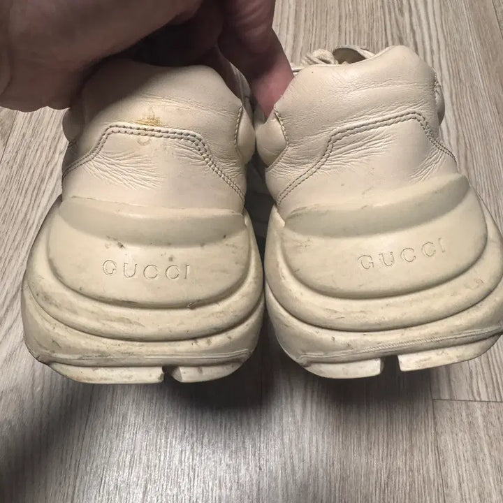 [BUNJANG] Gucci Rhyton Logo Sneakers / [7]구찌 라이톤 띠로고