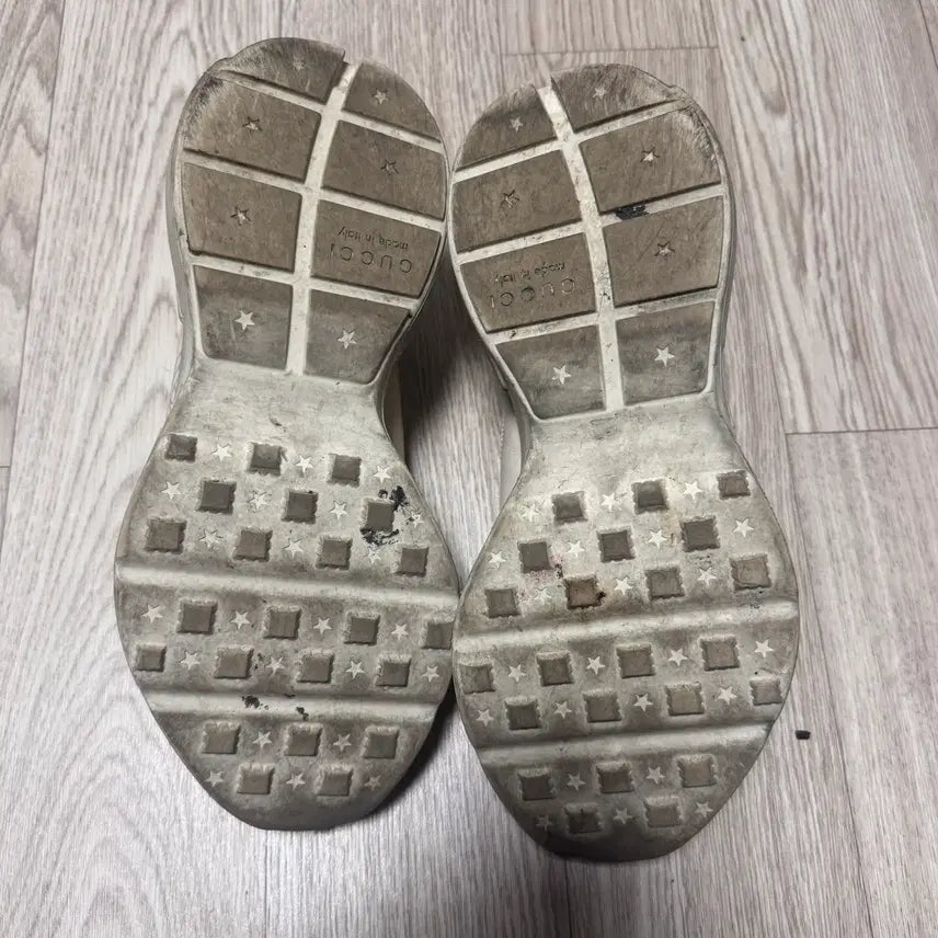 [BUNJANG] Gucci Rhyton Logo Sneakers / [7]구찌 라이톤 띠로고